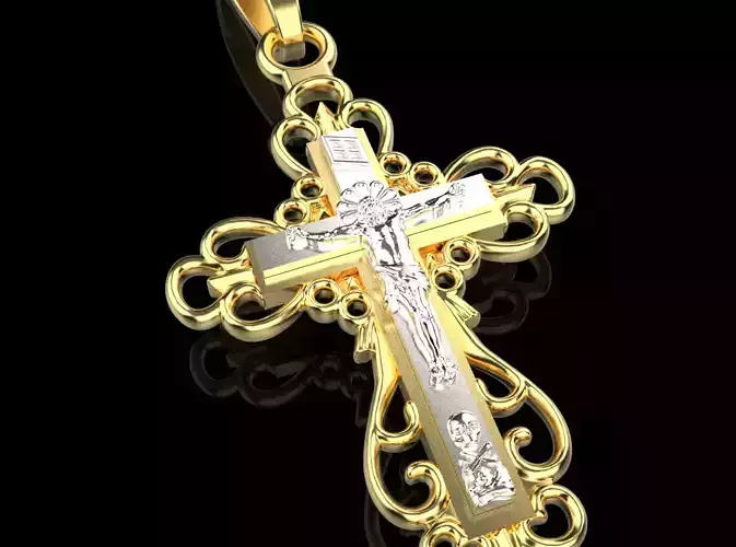 Jesus Cross Pendant 10823