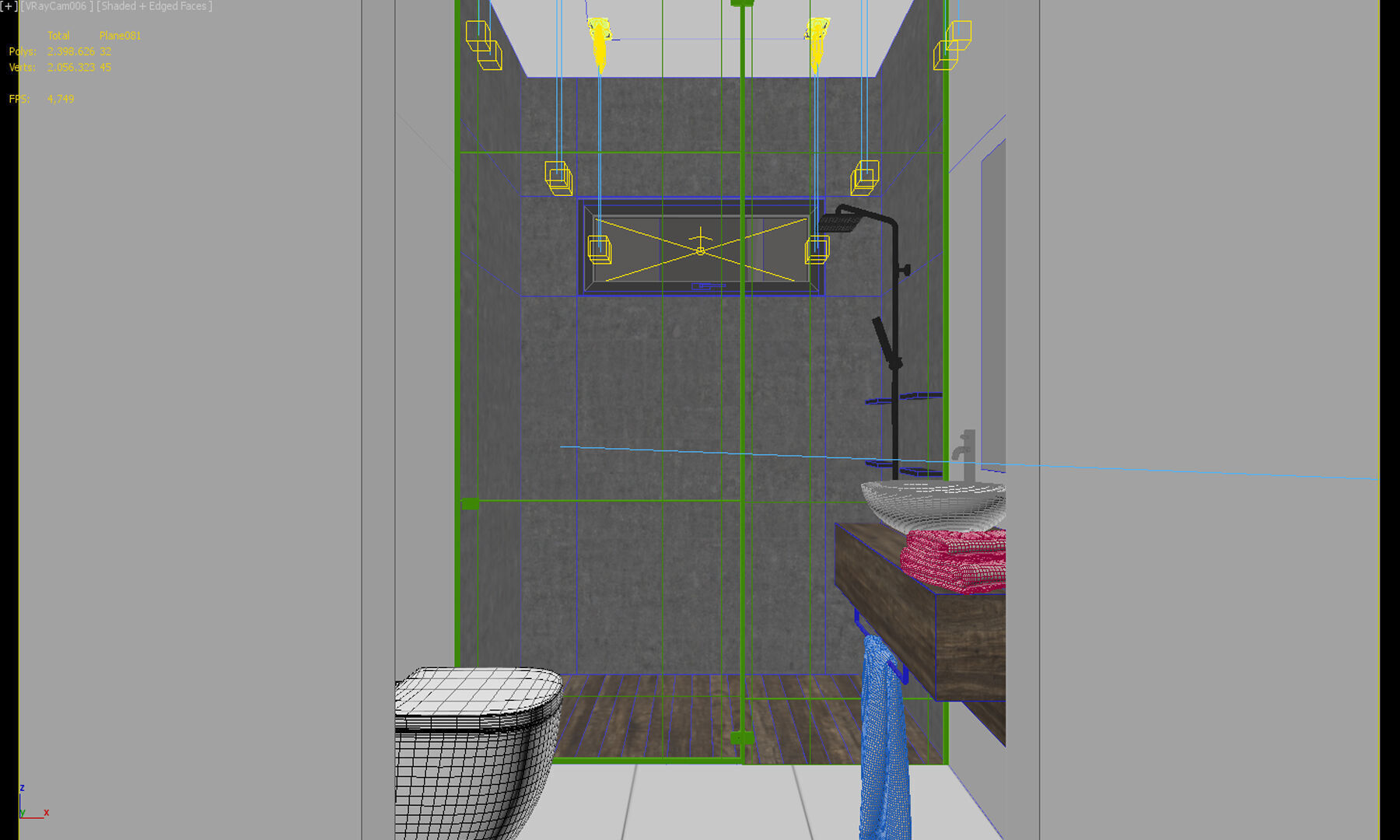 Modern Lake House 3D model_15