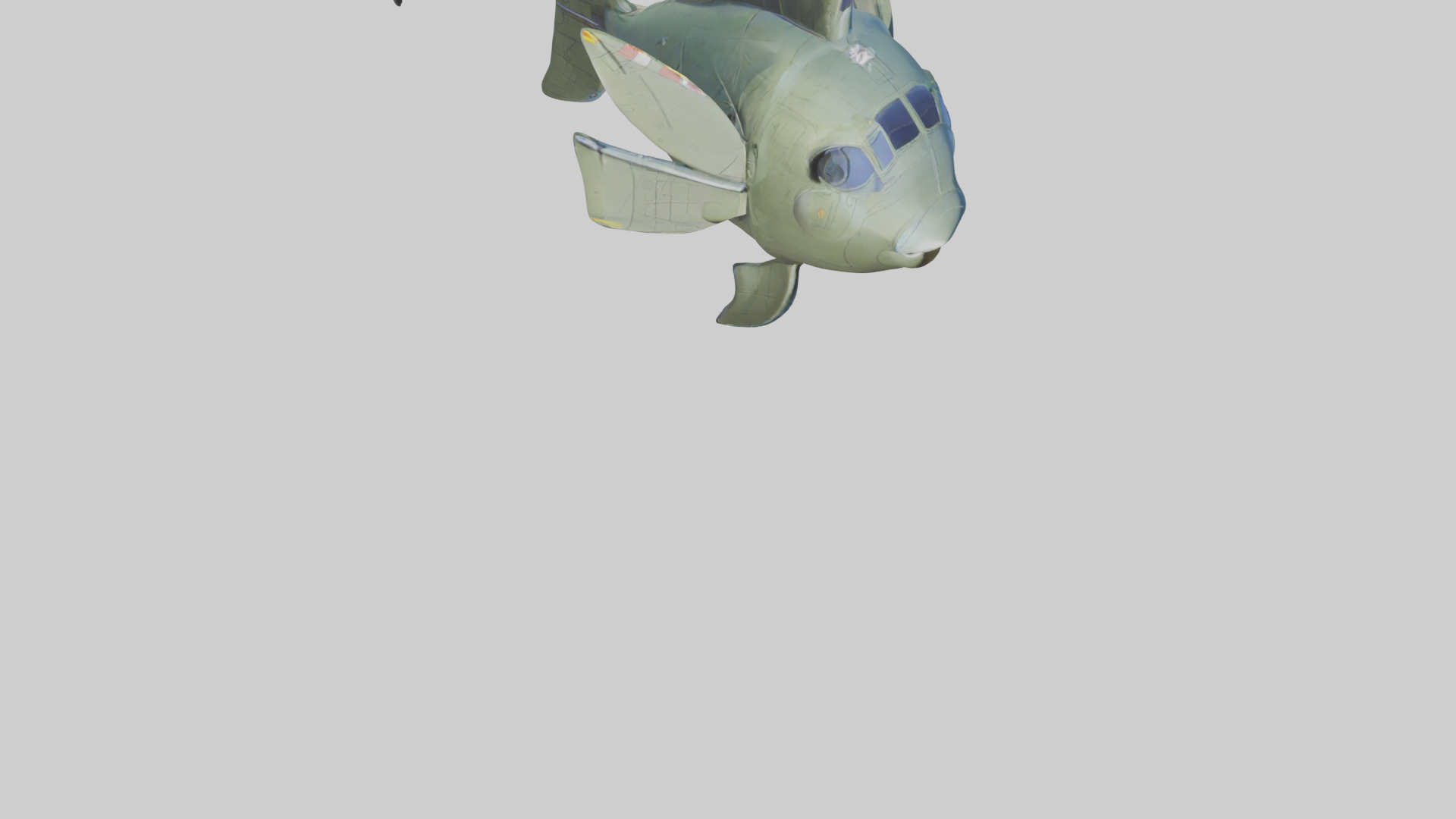 Cartoon Javelin model 3D model_6