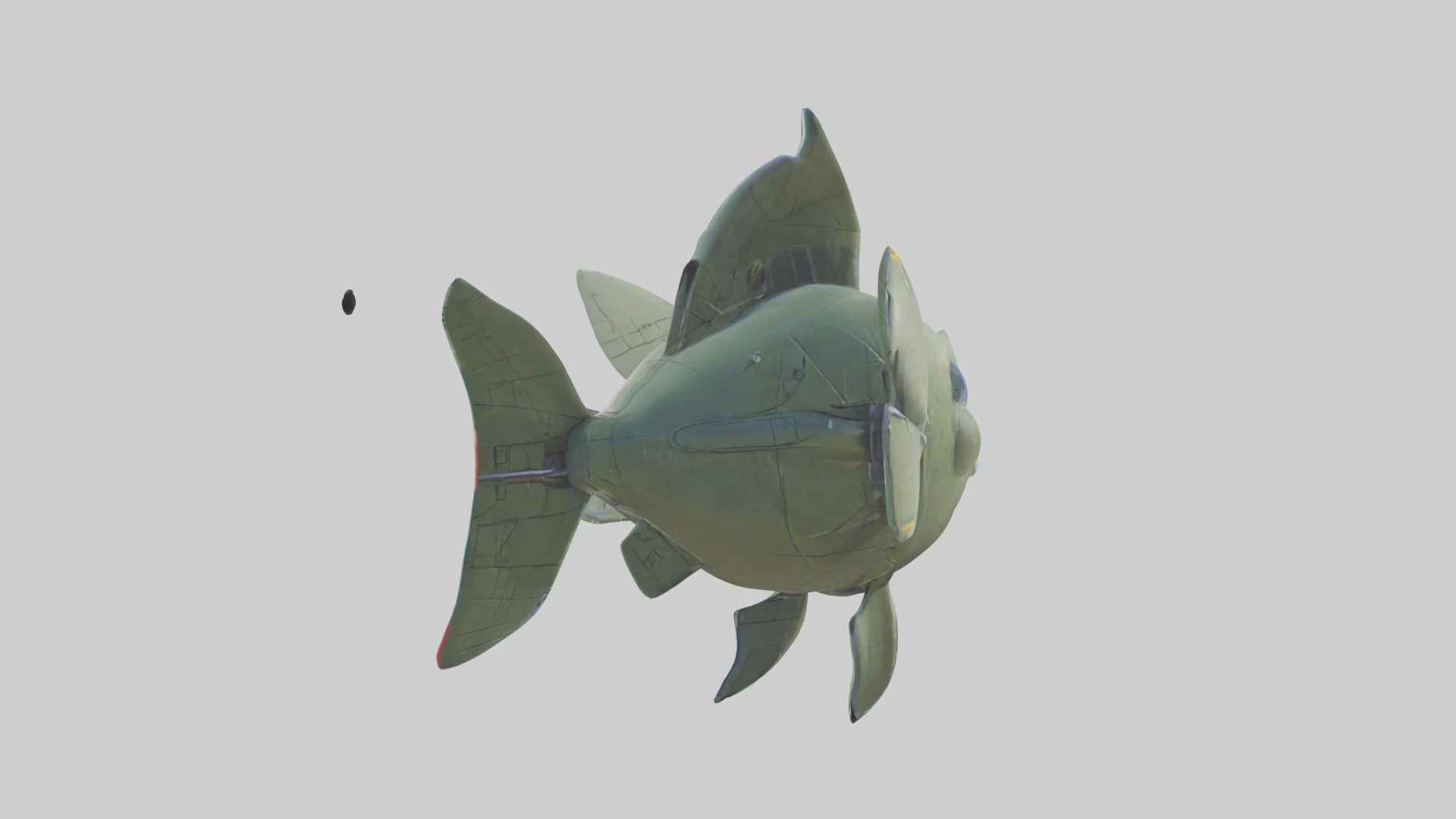 Cartoon Javelin model 3D model_2