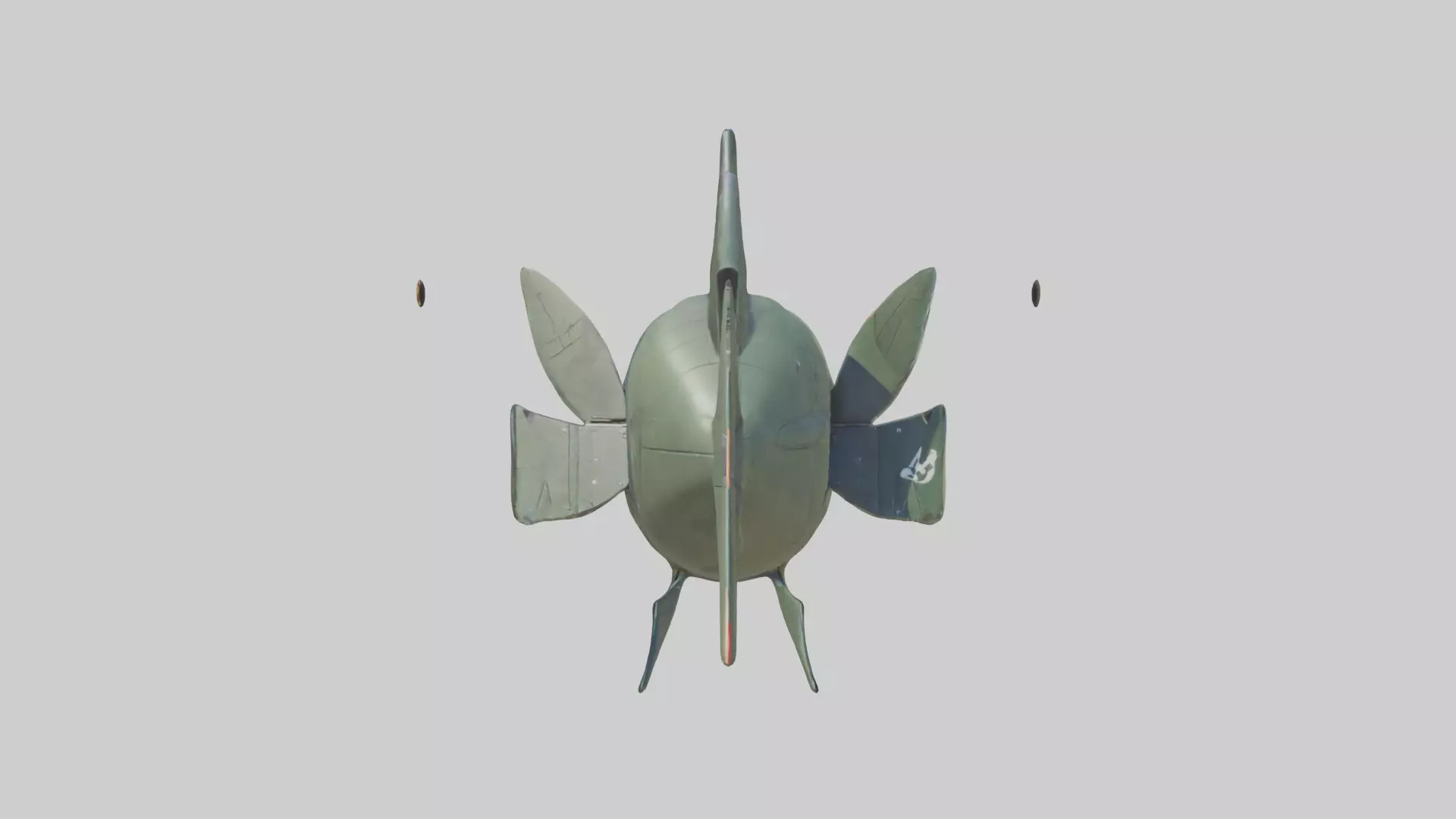 Cartoon Javelin model 3D model_0
