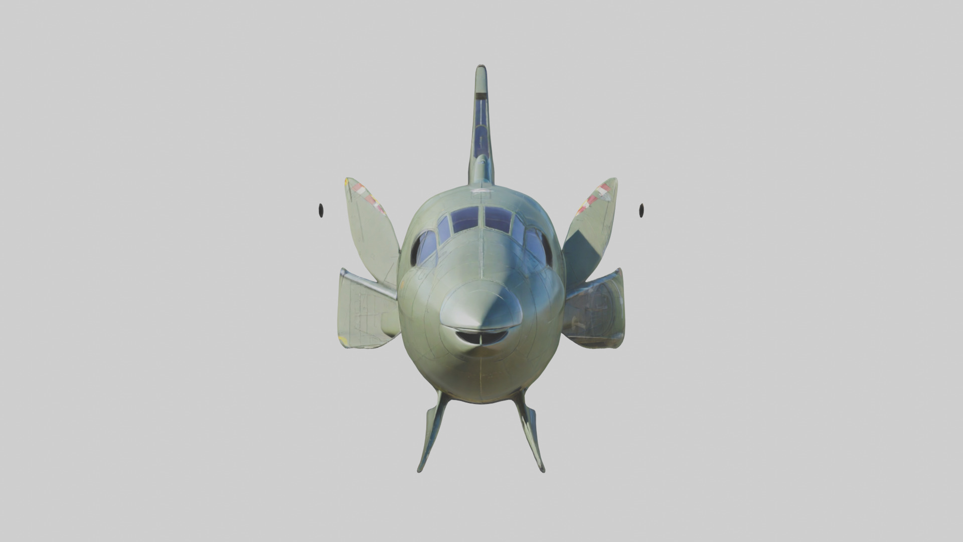 Cartoon Javelin model 3D model_9