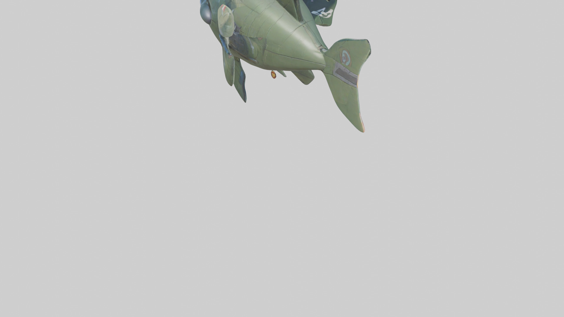 Cartoon Javelin model 3D model_3