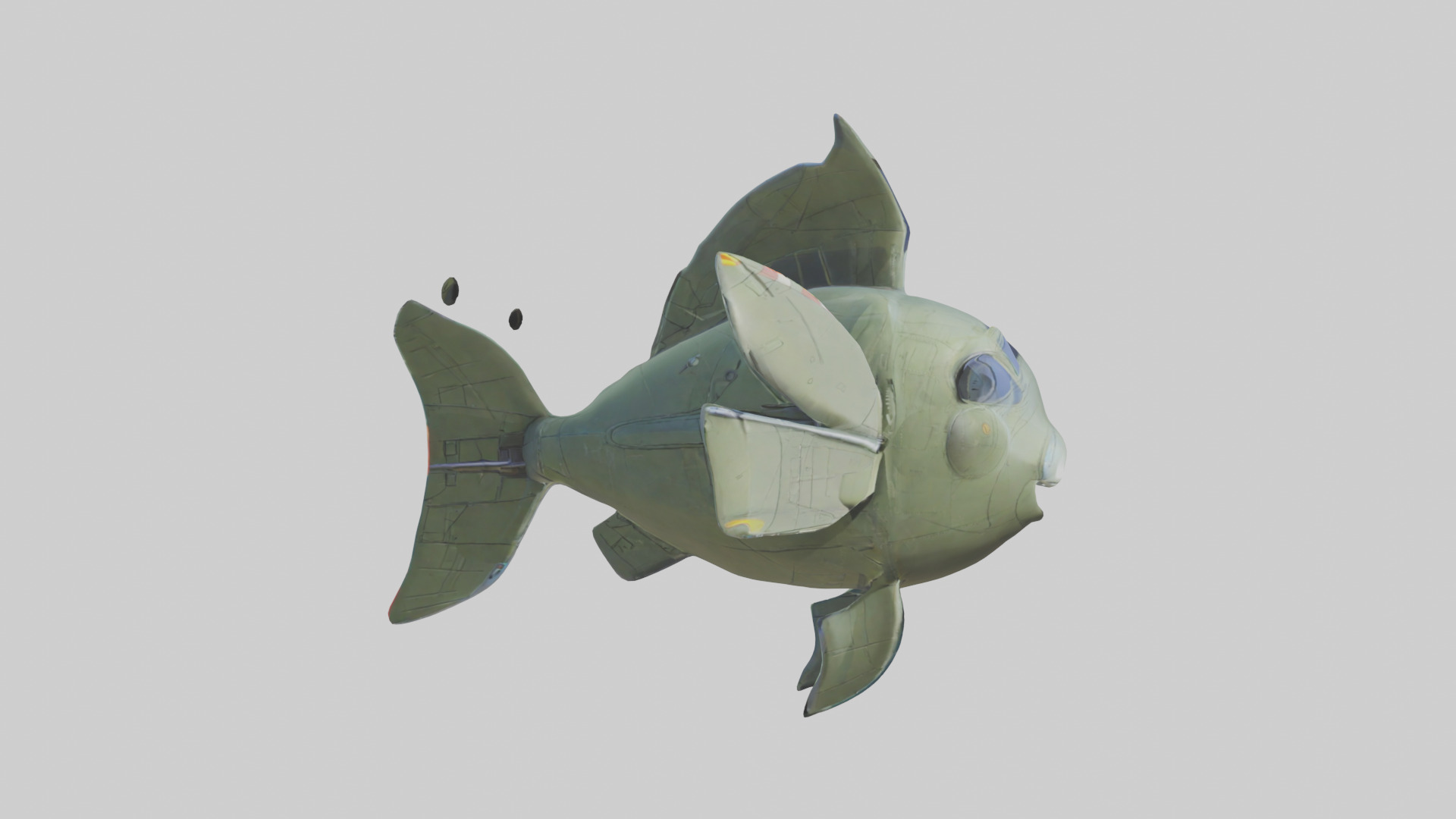 Cartoon Javelin model 3D model_13