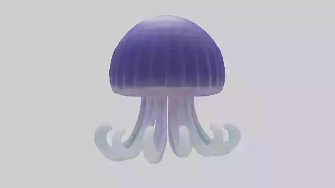 Cartoon Jellyfish model