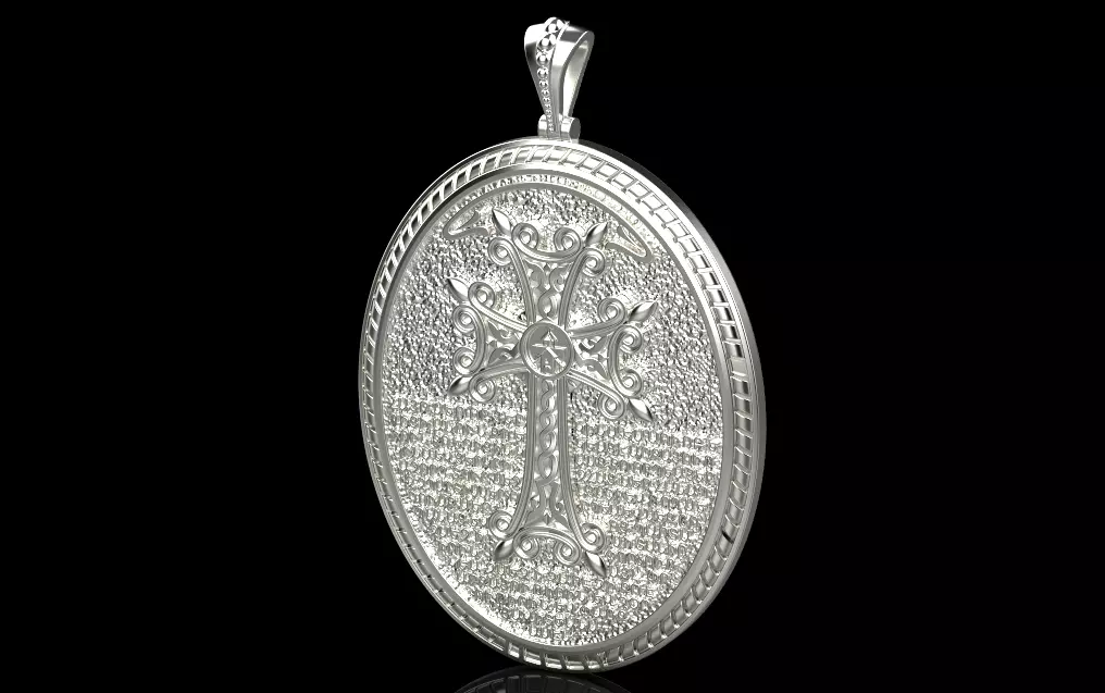 Cross Pendant 50209 3D print model_0