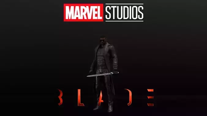 Blade Low-poly 3D model