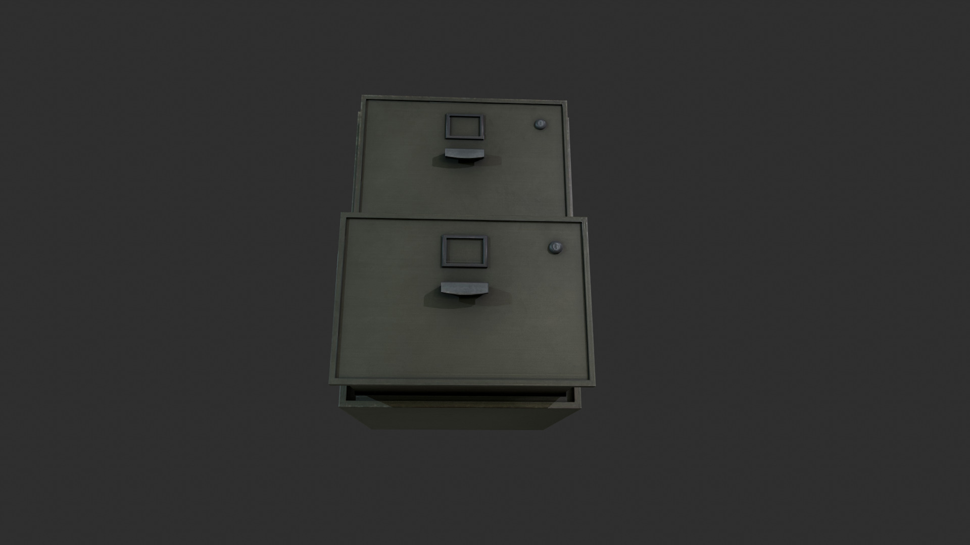 Office cabinets Low-poly 3D model_5
