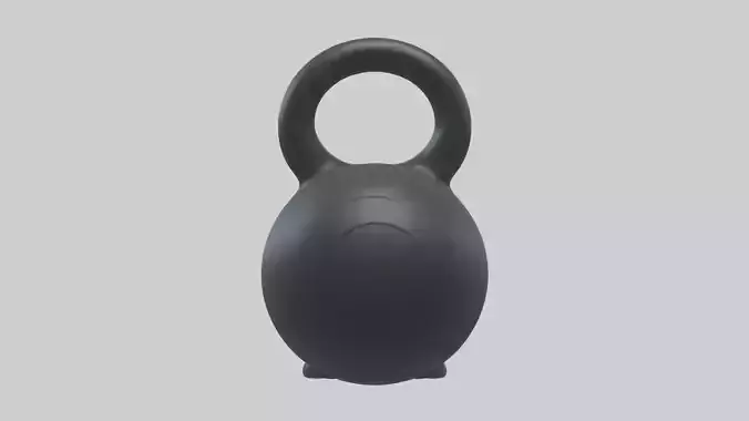 Cartoon Kettlebell model
