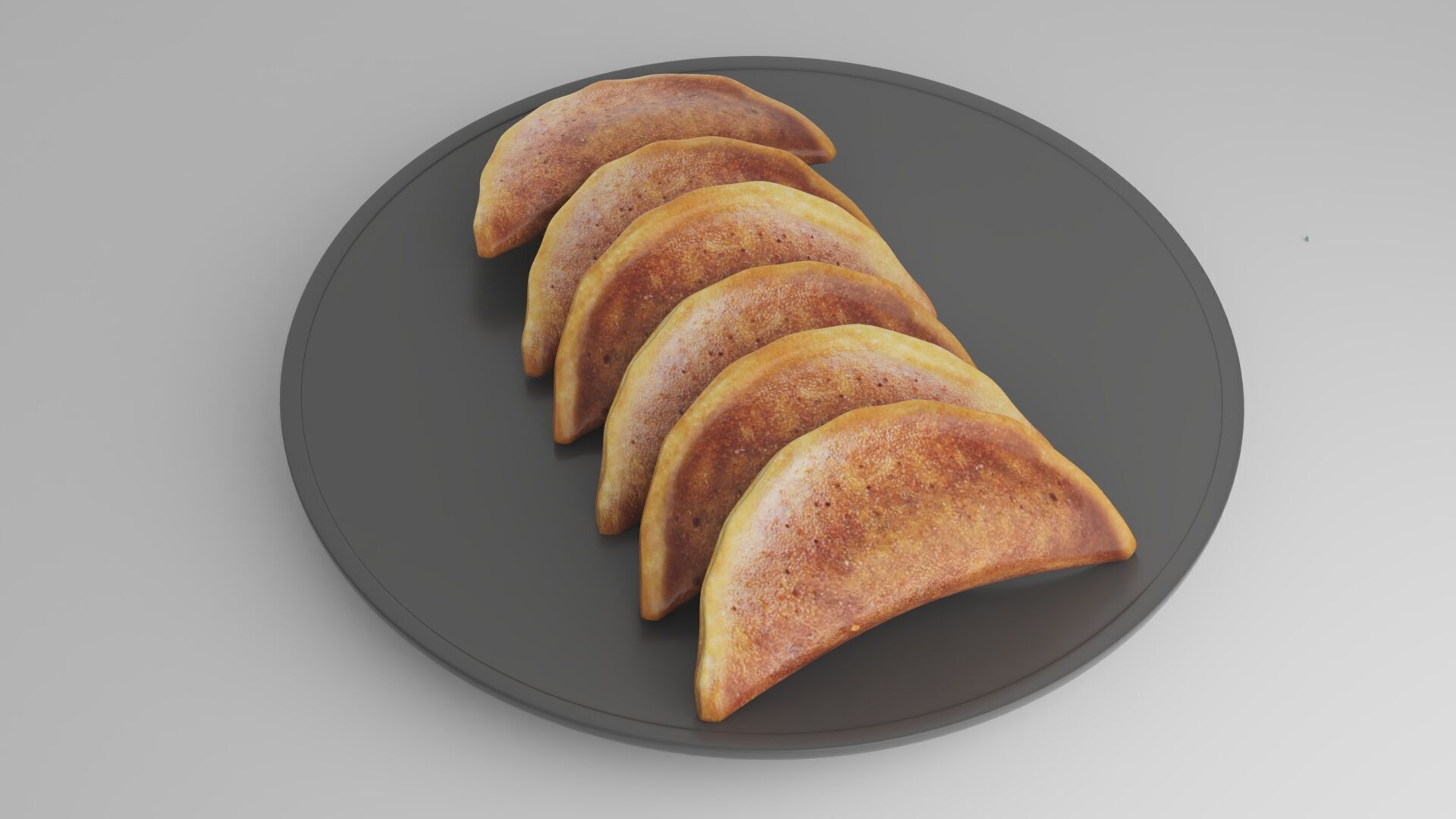 Qatayef Katayef folded pancakes with nuts ramadan sweet 3D model_5