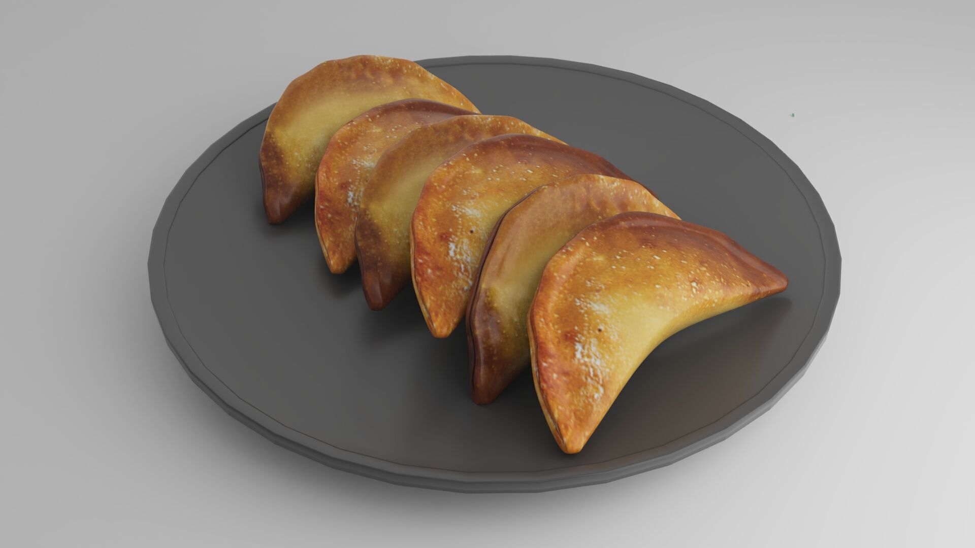 Qatayef Katayef folded pancakes with nuts ramadan sweet 3D model_2
