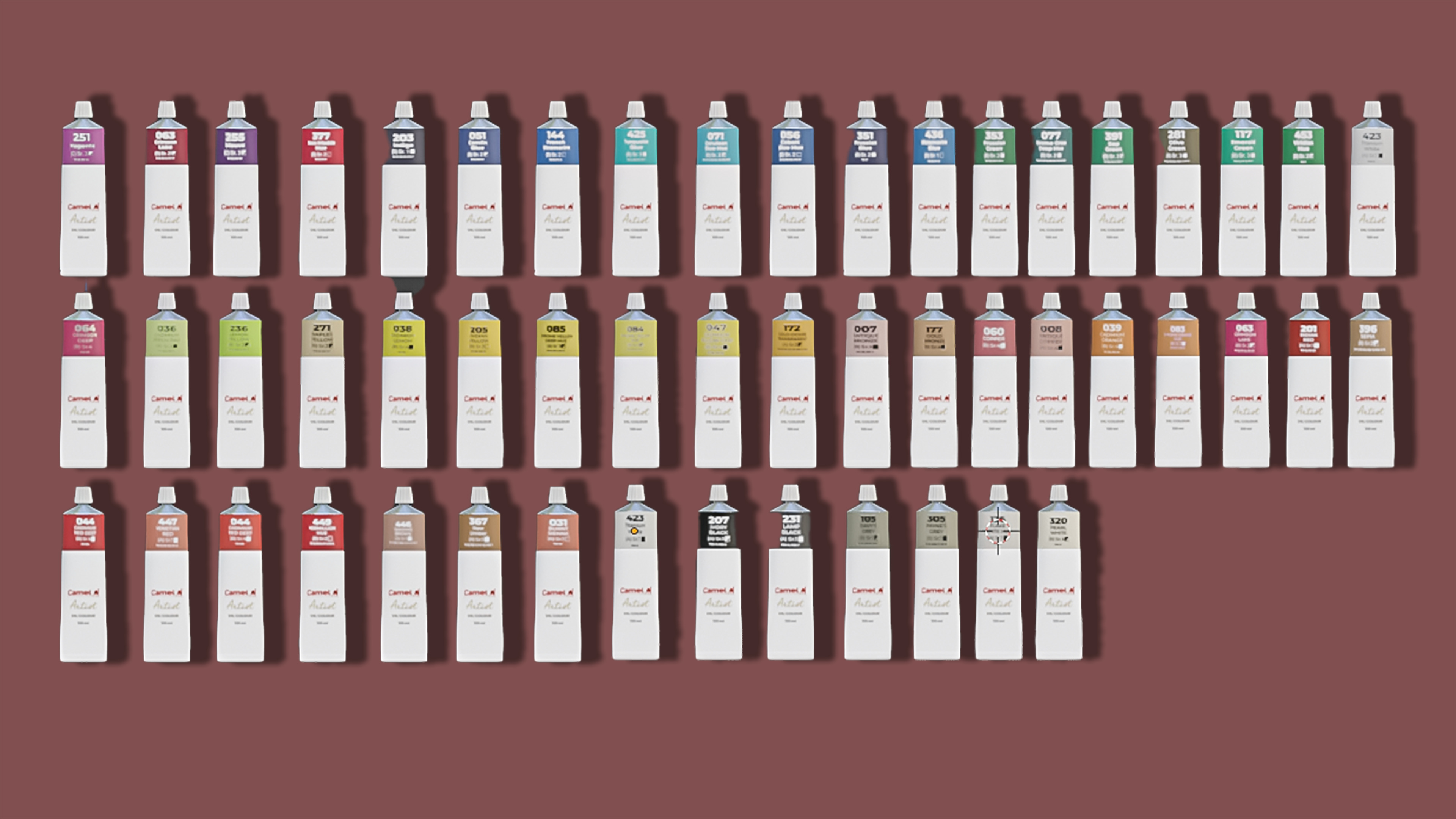 Camel Artist Water Colours  3D model_13