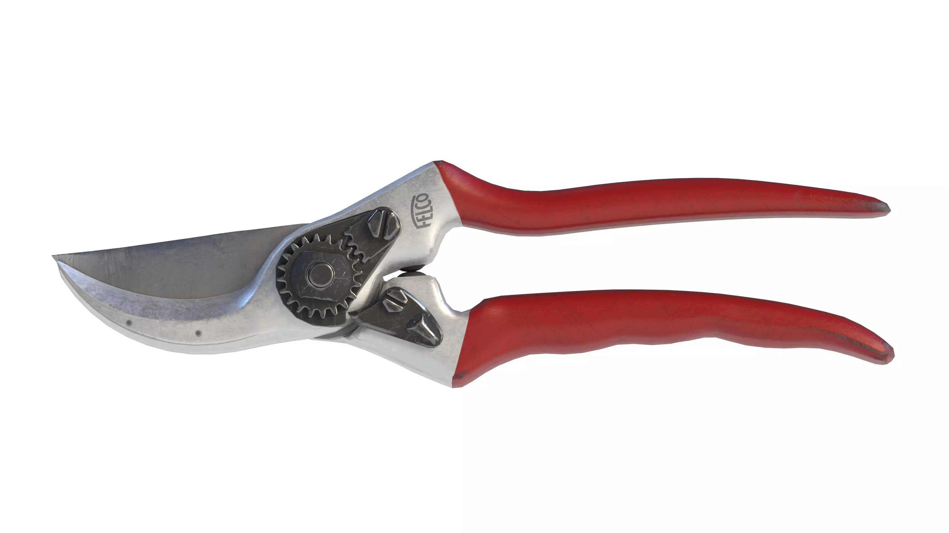 Felco 2 Pruning Shears Low-poly 3D model_0