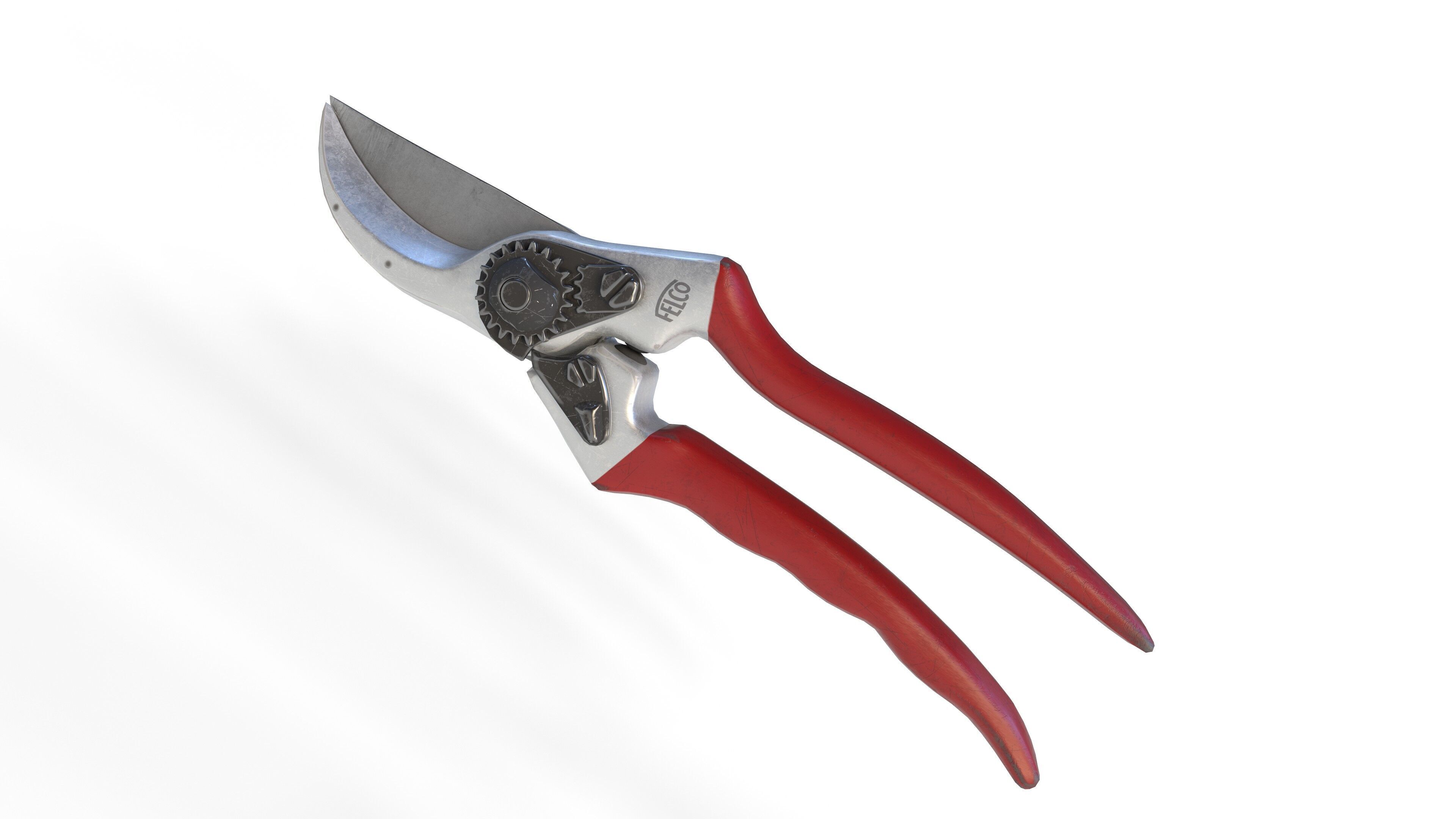Felco 2 Pruning Shears Low-poly 3D model_1
