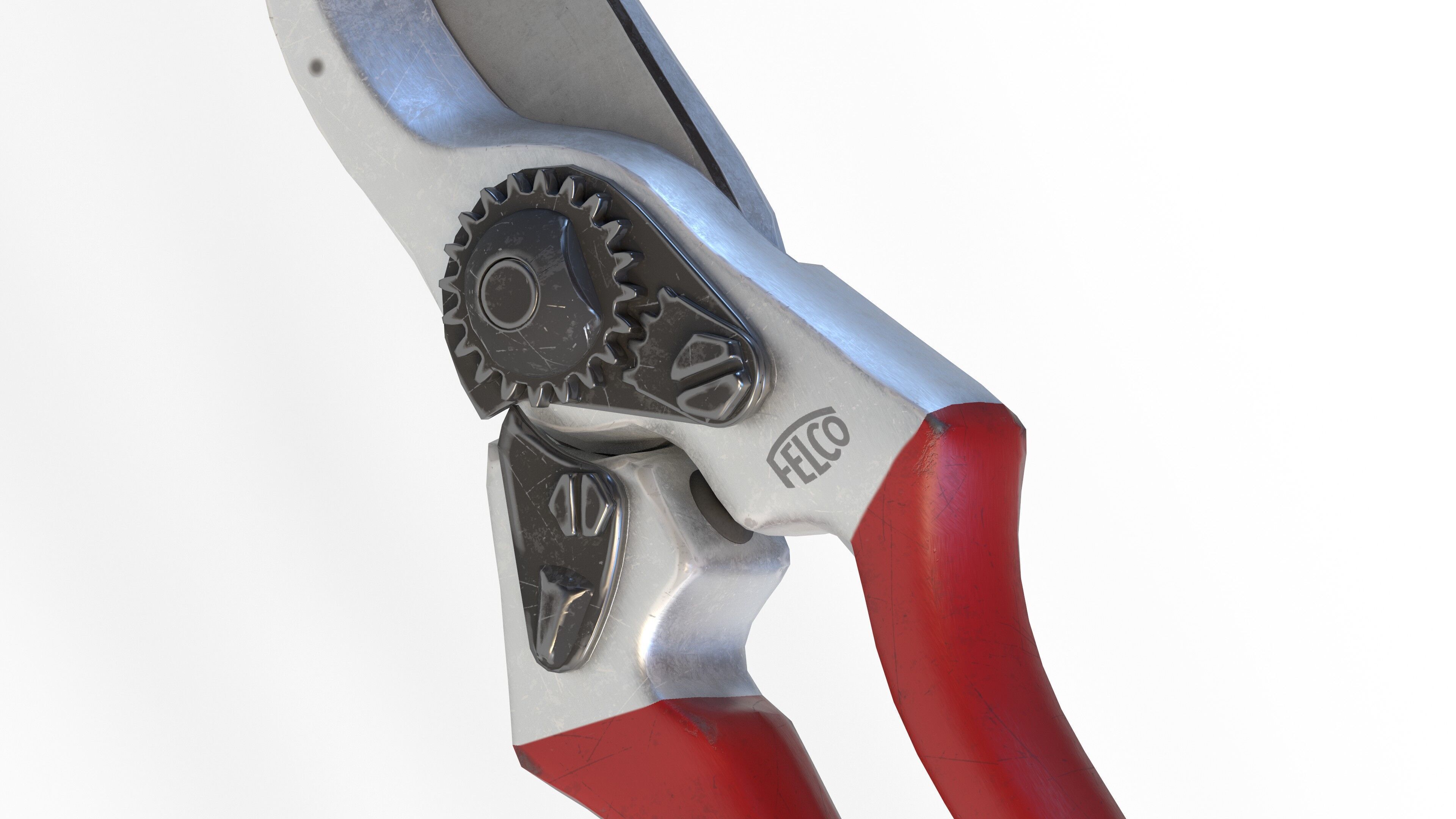 Felco 2 Pruning Shears Low-poly 3D model_6