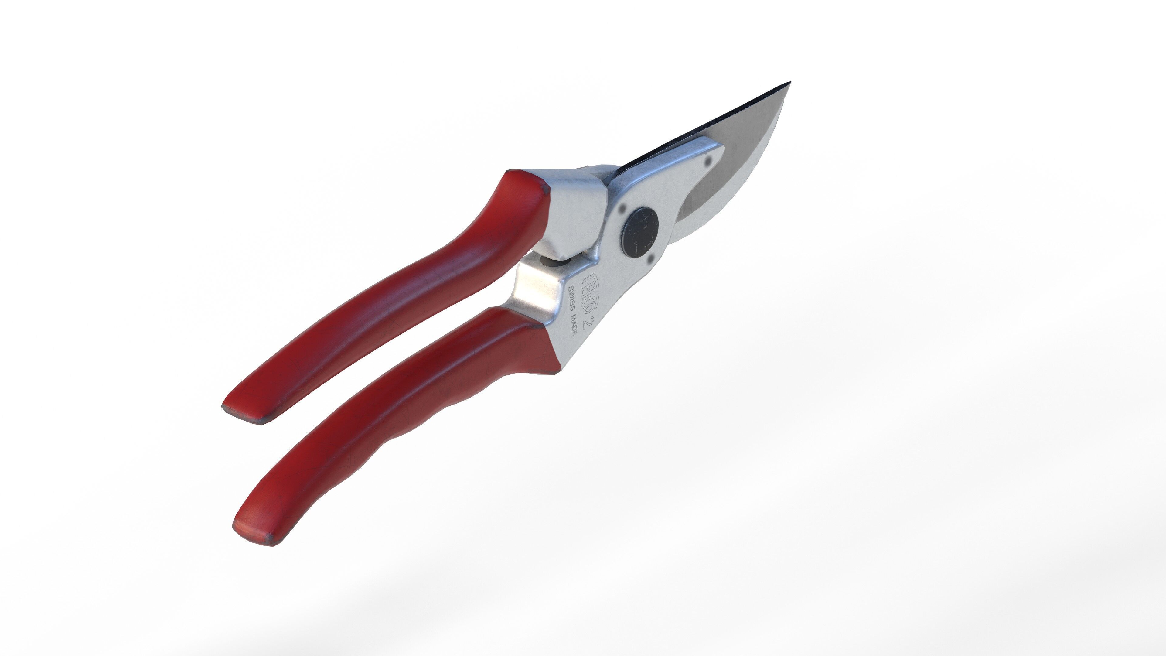 Felco 2 Pruning Shears Low-poly 3D model_5