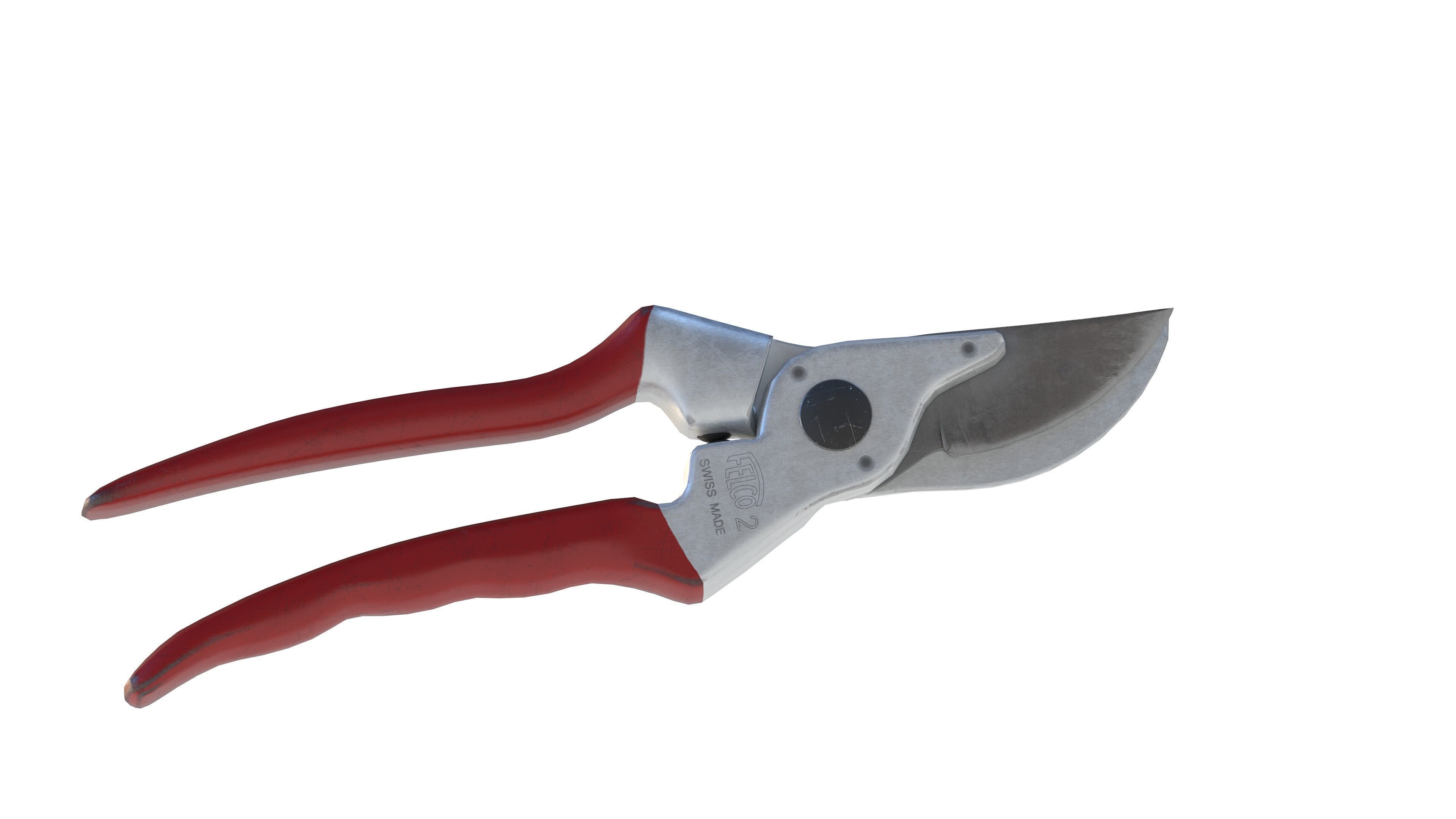 Felco 2 Pruning Shears Low-poly 3D model_4