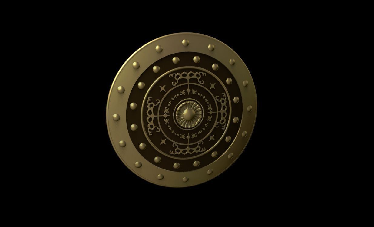 Shield of Goliath the archenemy of the house of David 3D print model_2