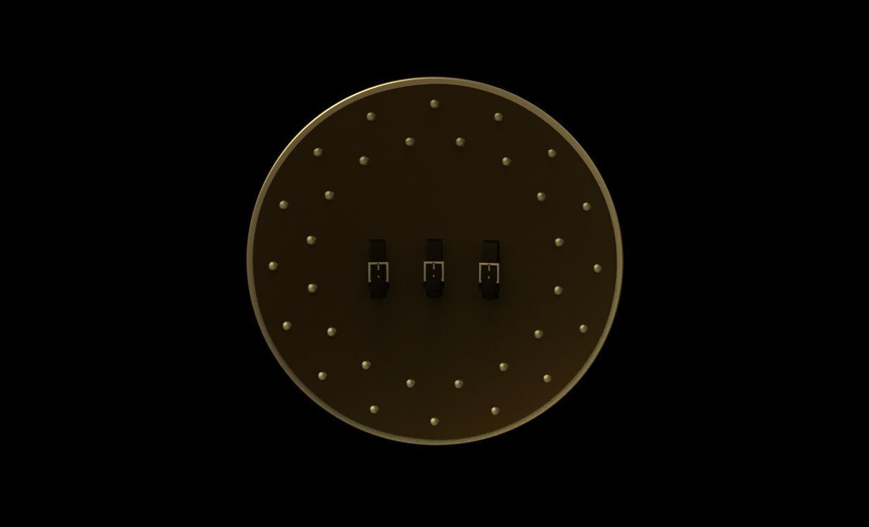 Shield of Goliath the archenemy of the house of David 3D print model_4