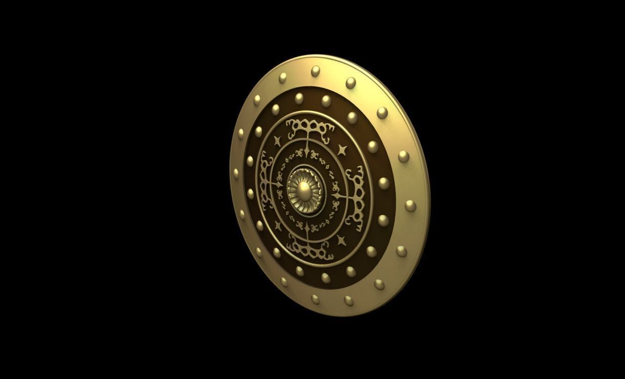 Shield of Goliath the archenemy of the house of David 3D print model_13