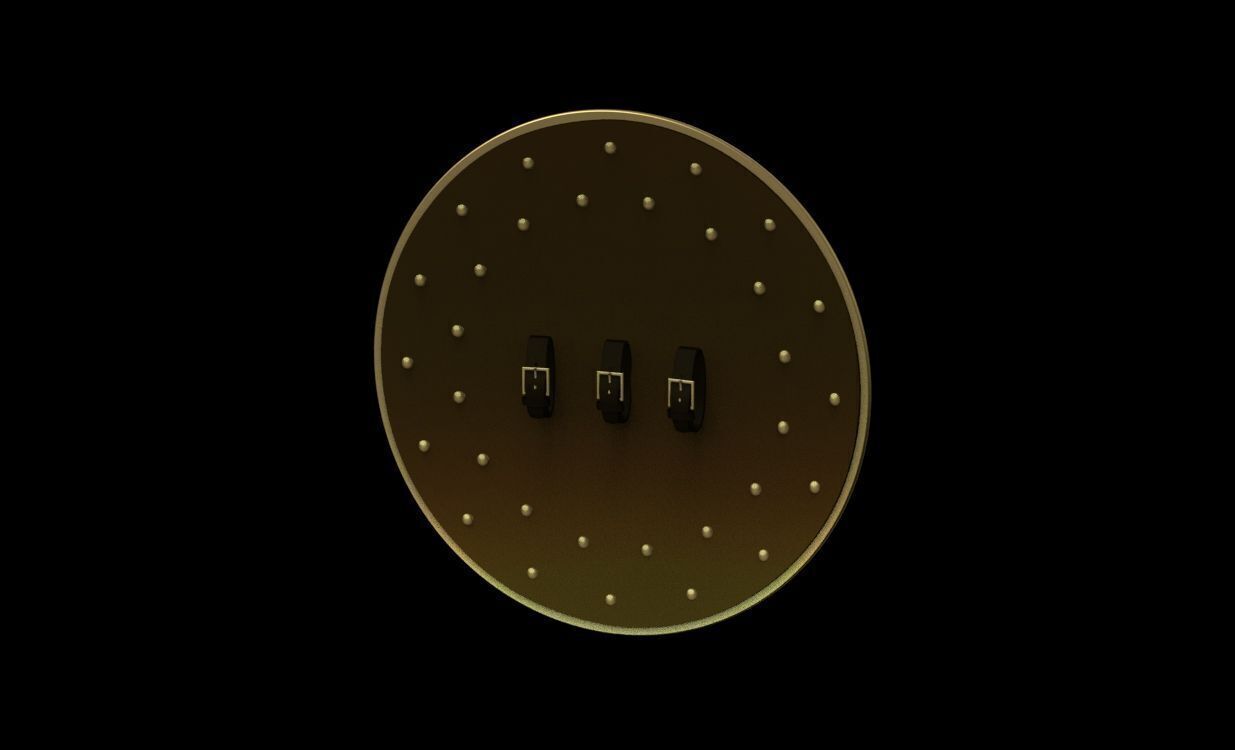 Shield of Goliath the archenemy of the house of David 3D print model_5