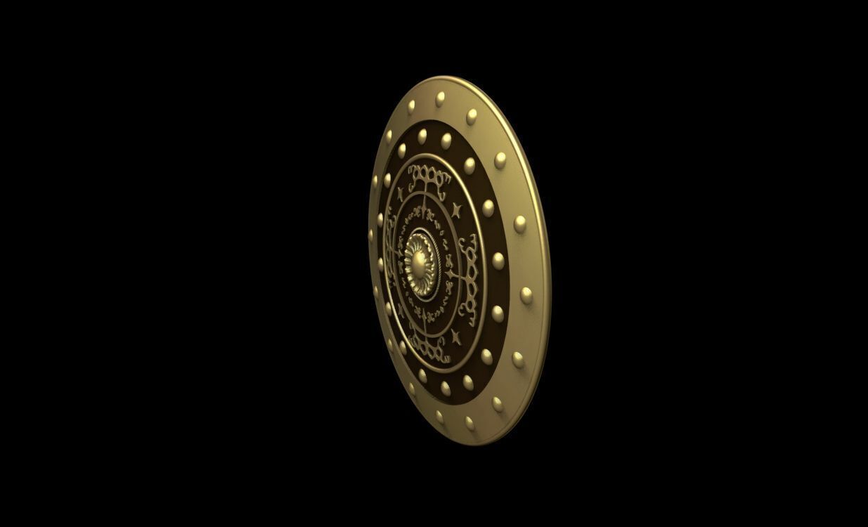 Shield of Goliath the archenemy of the house of David 3D print model_14