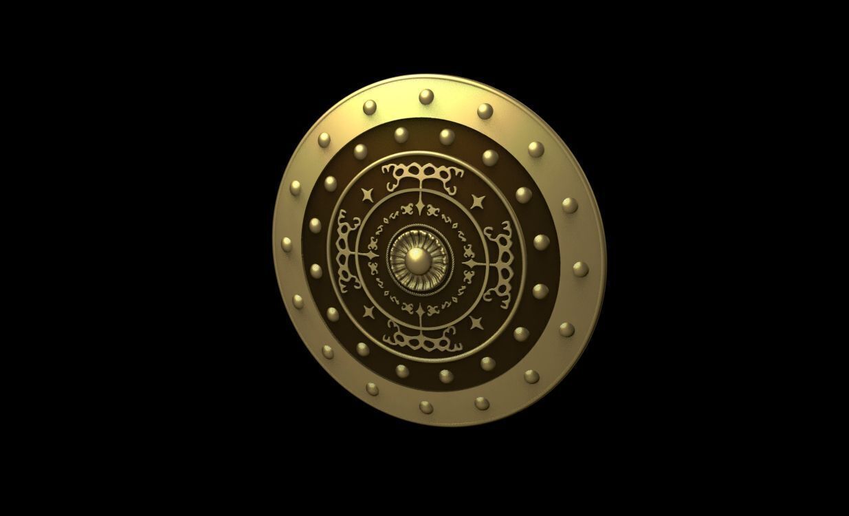 Shield of Goliath the archenemy of the house of David 3D print model_12