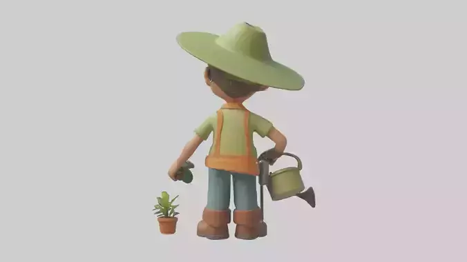 Cartoon Landscaper model