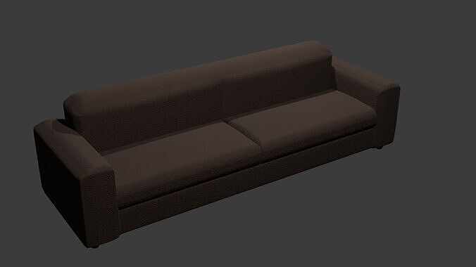 sofa-room aset-living room Low-poly 3D model