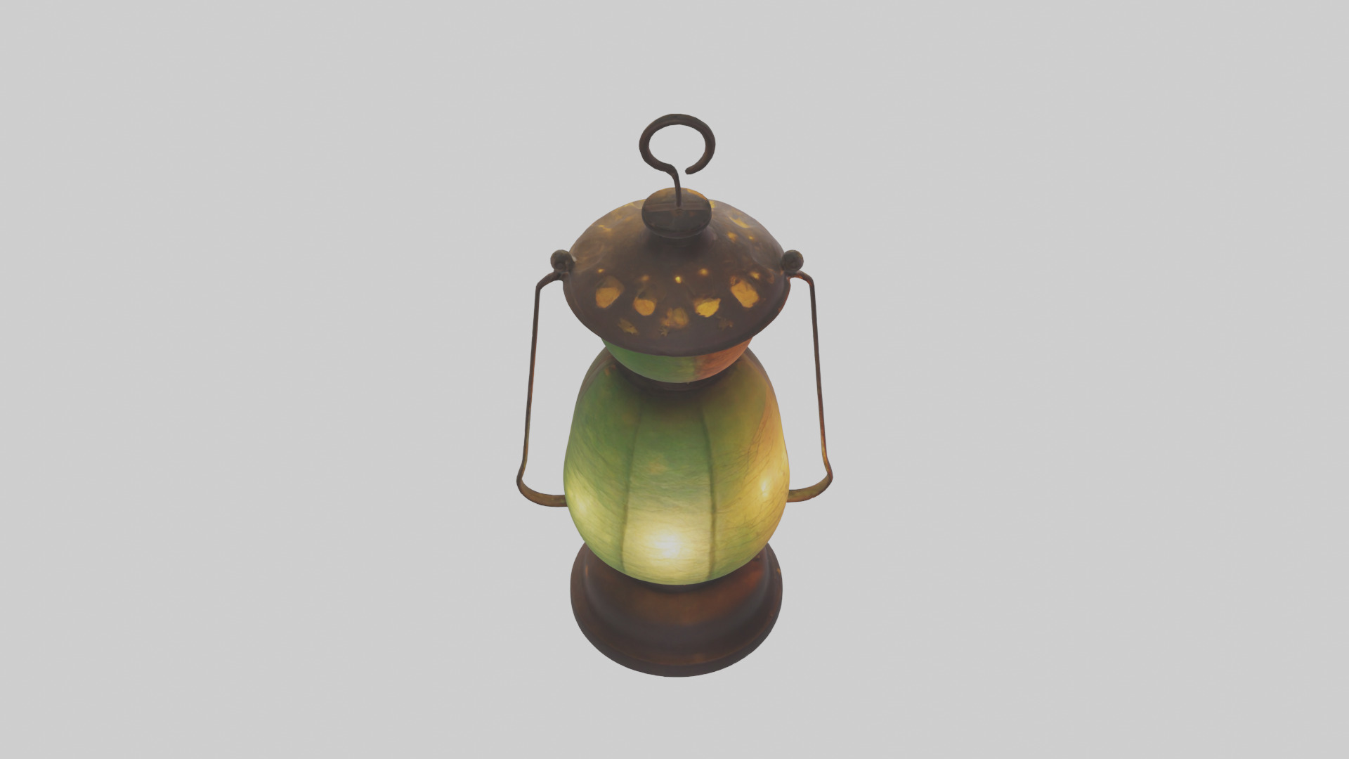 Cartoon Lantern model 3D model_15