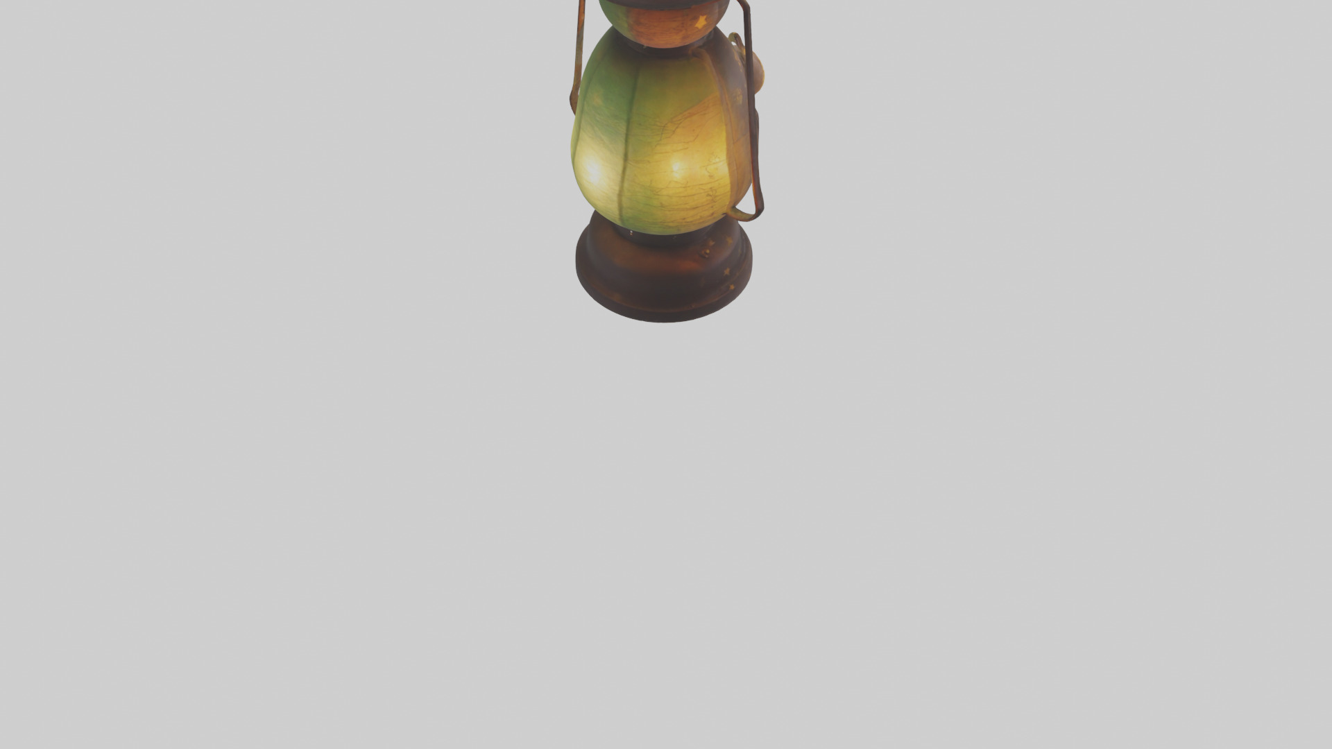 Cartoon Lantern model 3D model_4