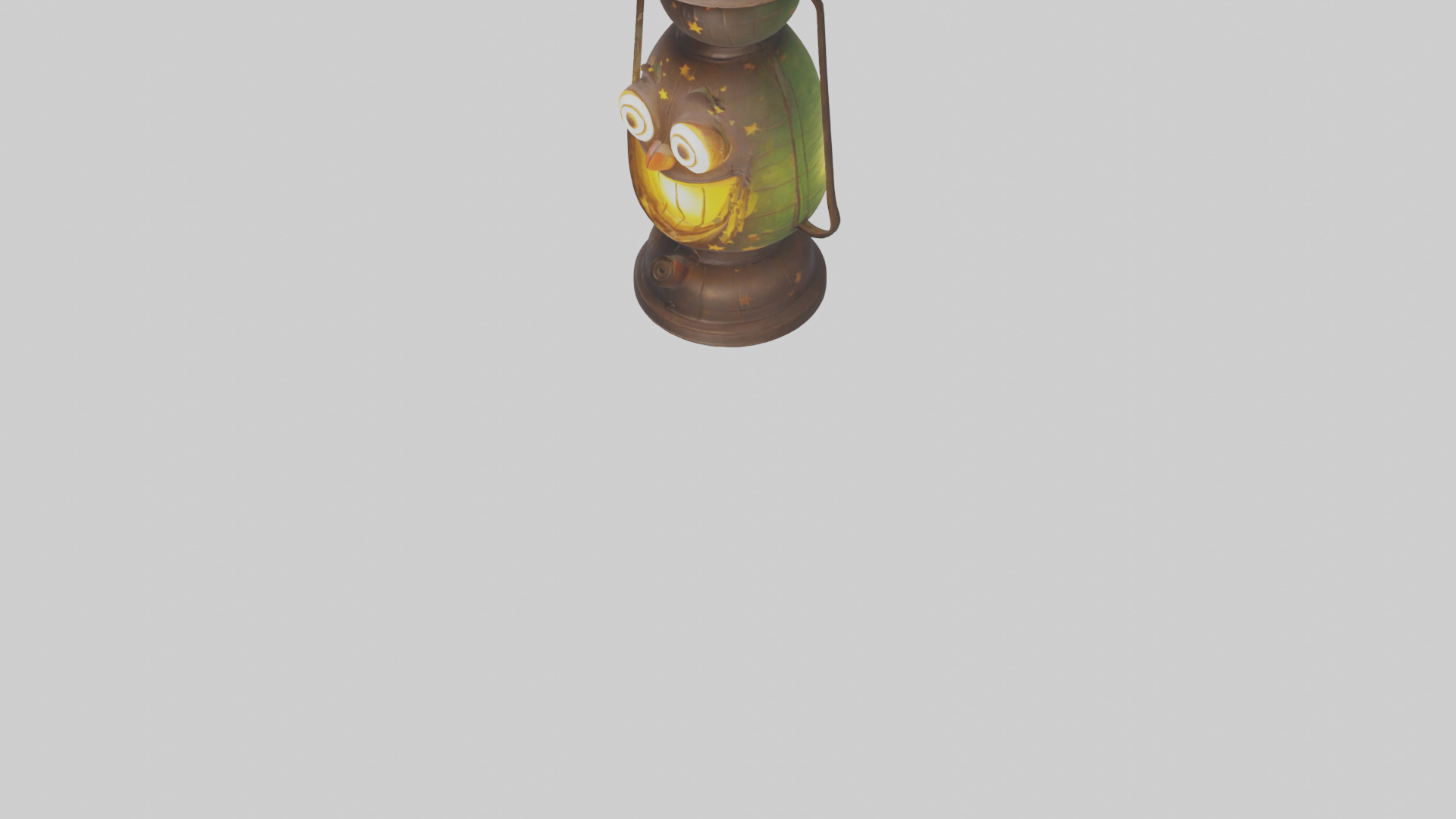 Cartoon Lantern model 3D model_5