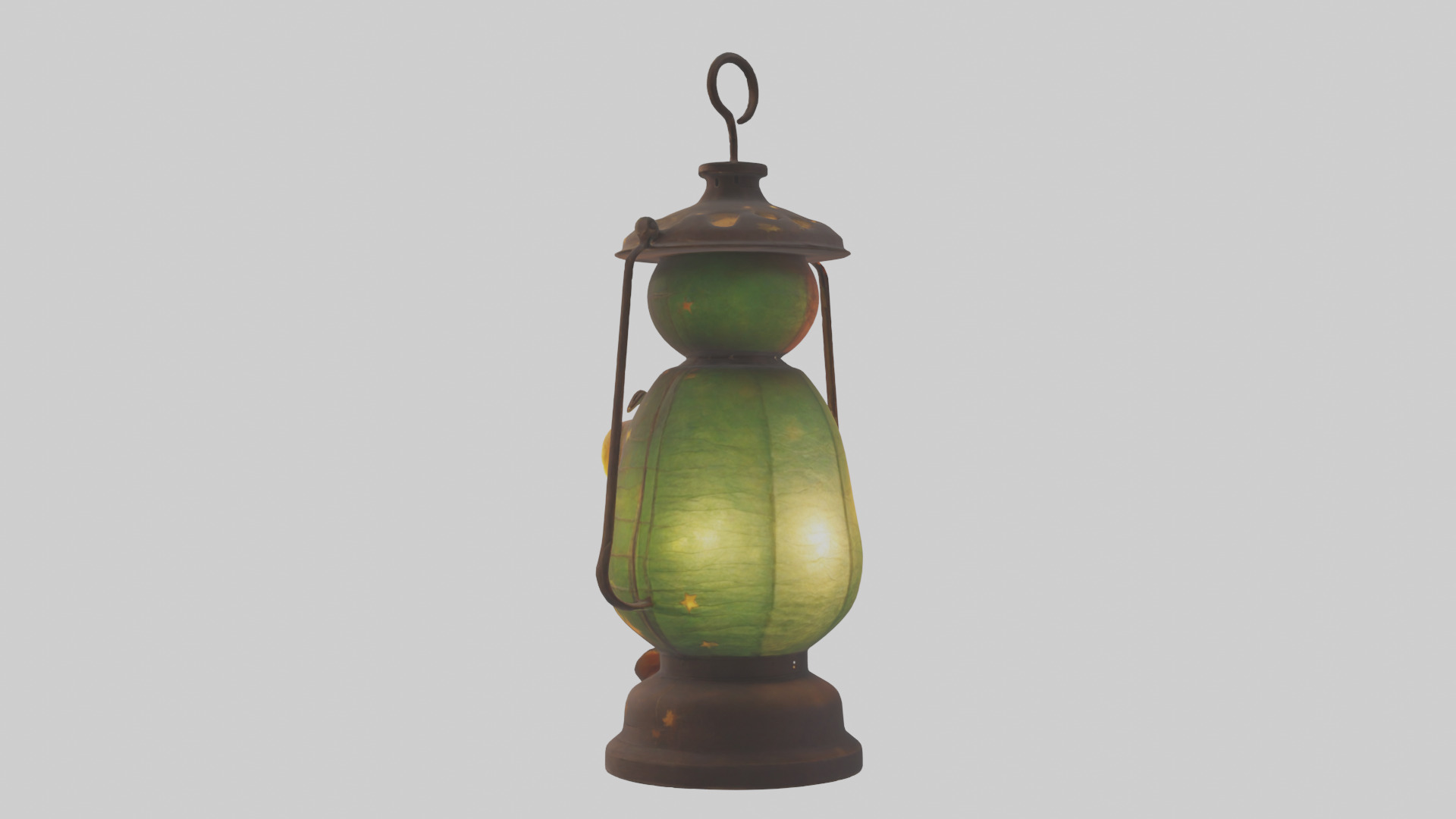 Cartoon Lantern model 3D model_1