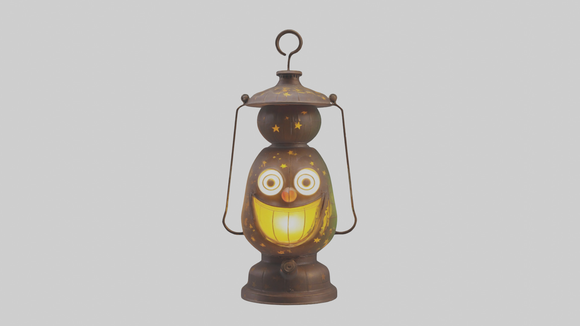 Cartoon Lantern model 3D model_9