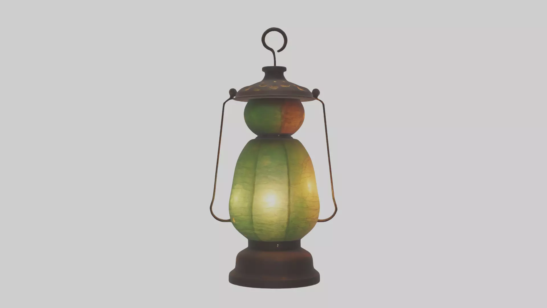 Cartoon Lantern model 3D model_0