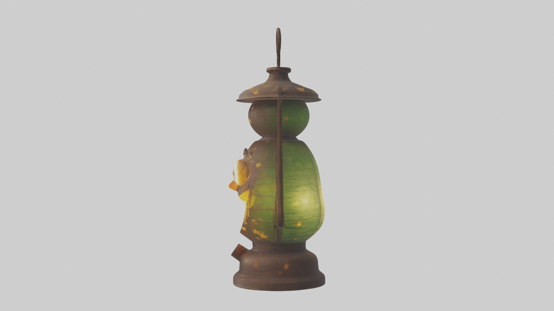 Cartoon Lantern model 3D model_12