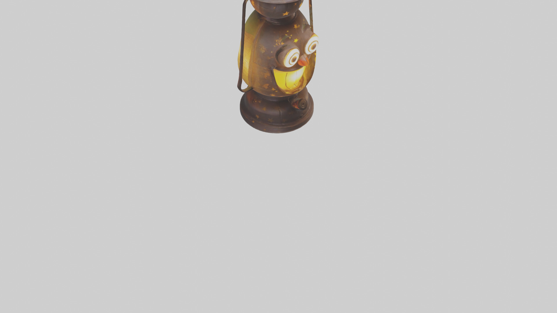 Cartoon Lantern model 3D model_6