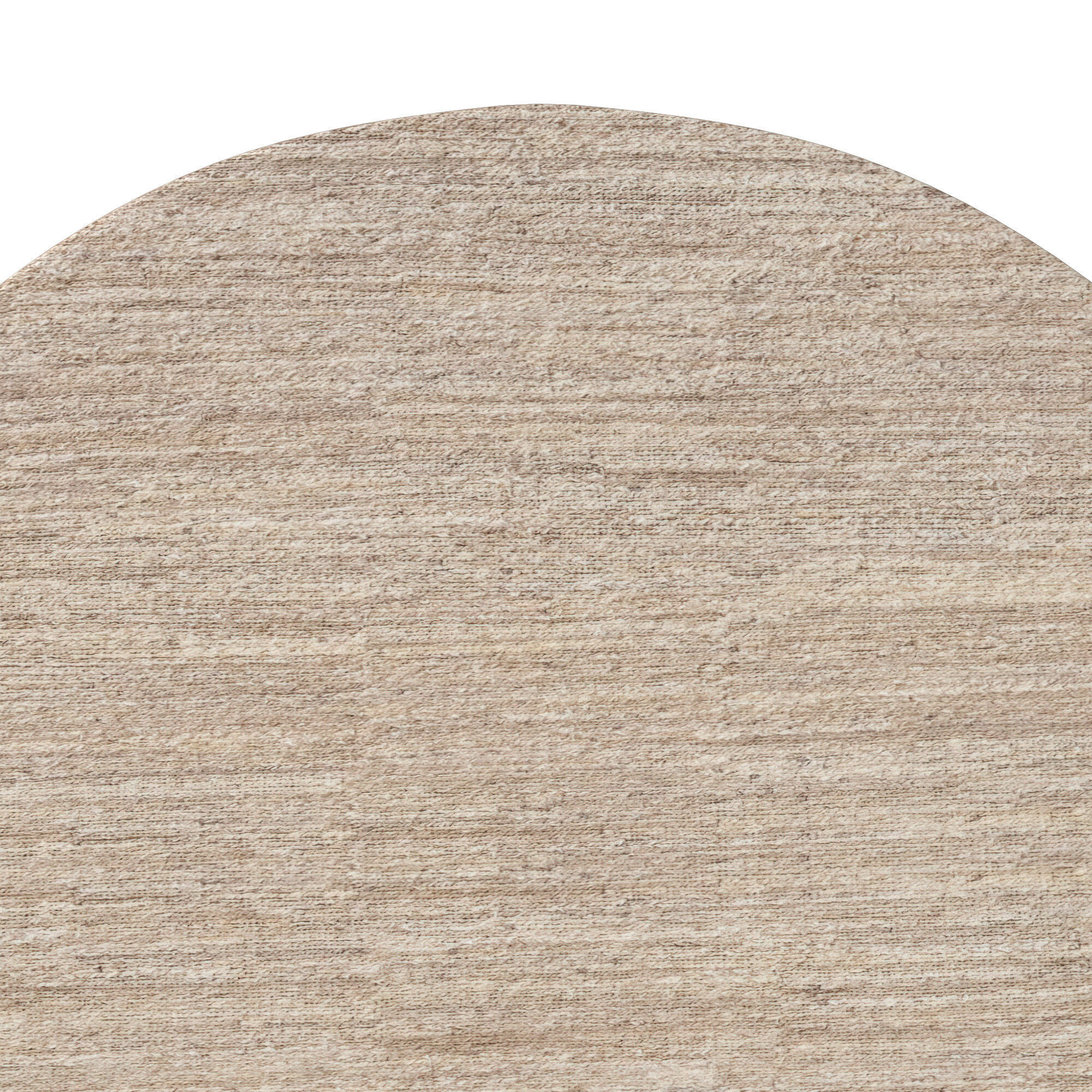 Siyal Wool Rug sand round 3D model_4