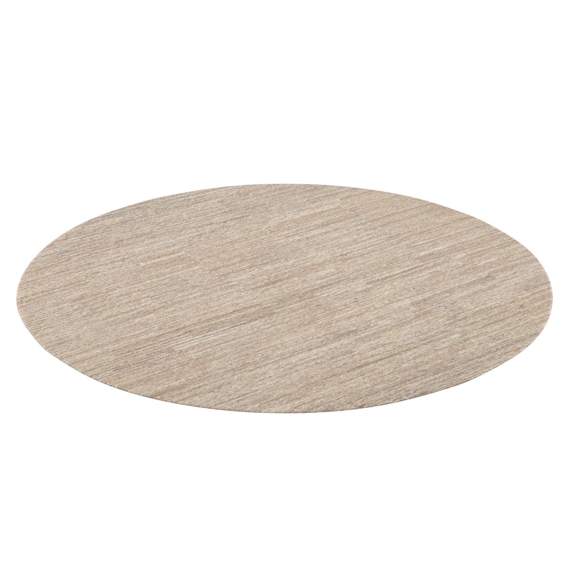 Siyal Wool Rug sand round 3D model_1