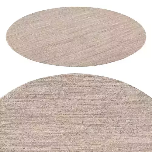 Siyal Wool Rug sand round