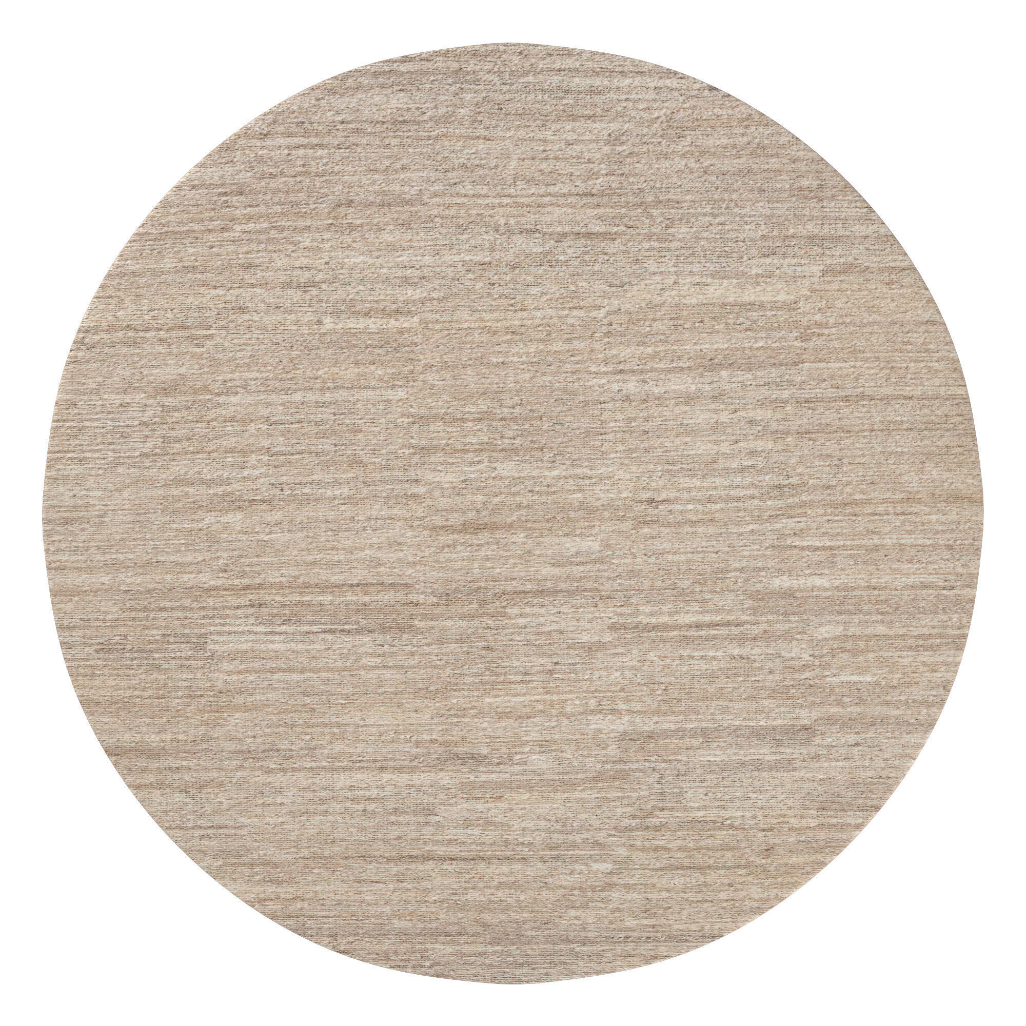 Siyal Wool Rug sand round 3D model_3