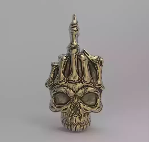 skeleton hand cnc model 