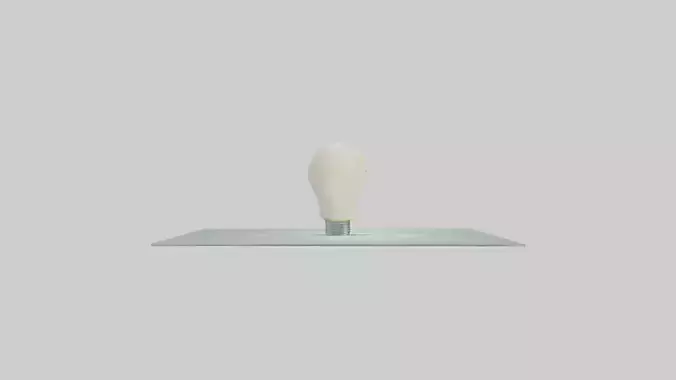 Cartoon Light Bulb model 3D model
