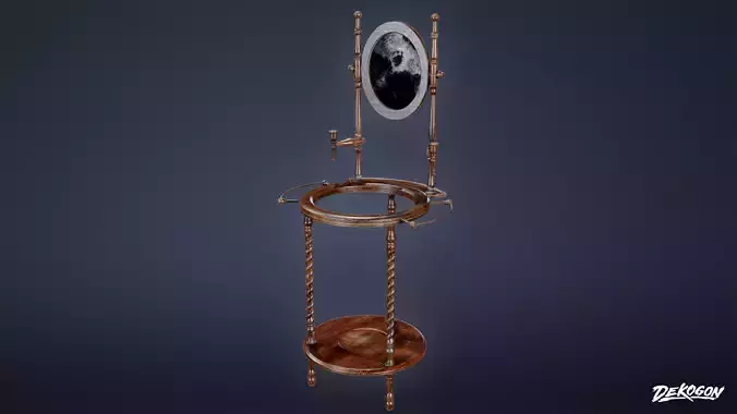VICTORIAN - Wash Stand 01 - LOW POLY AND NANITE