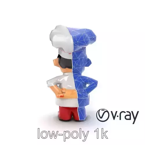 Cartoon Chef Character Model Pack