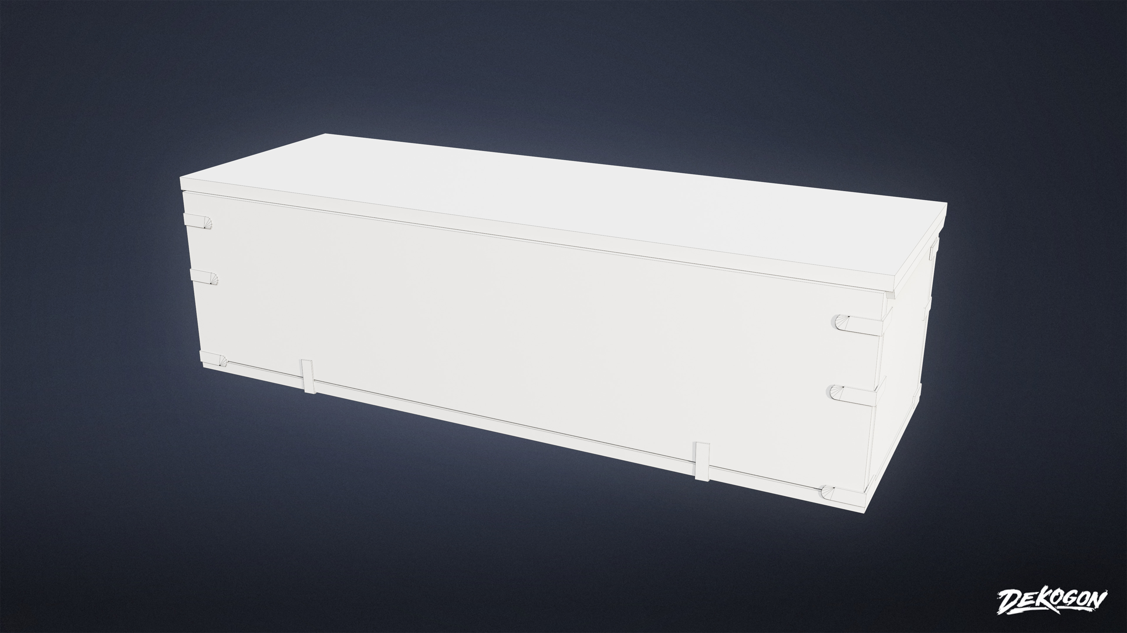 PIRATES - Cannon Ball Box 01 - LOW POLY AND NANITE Low-poly 3D model_23