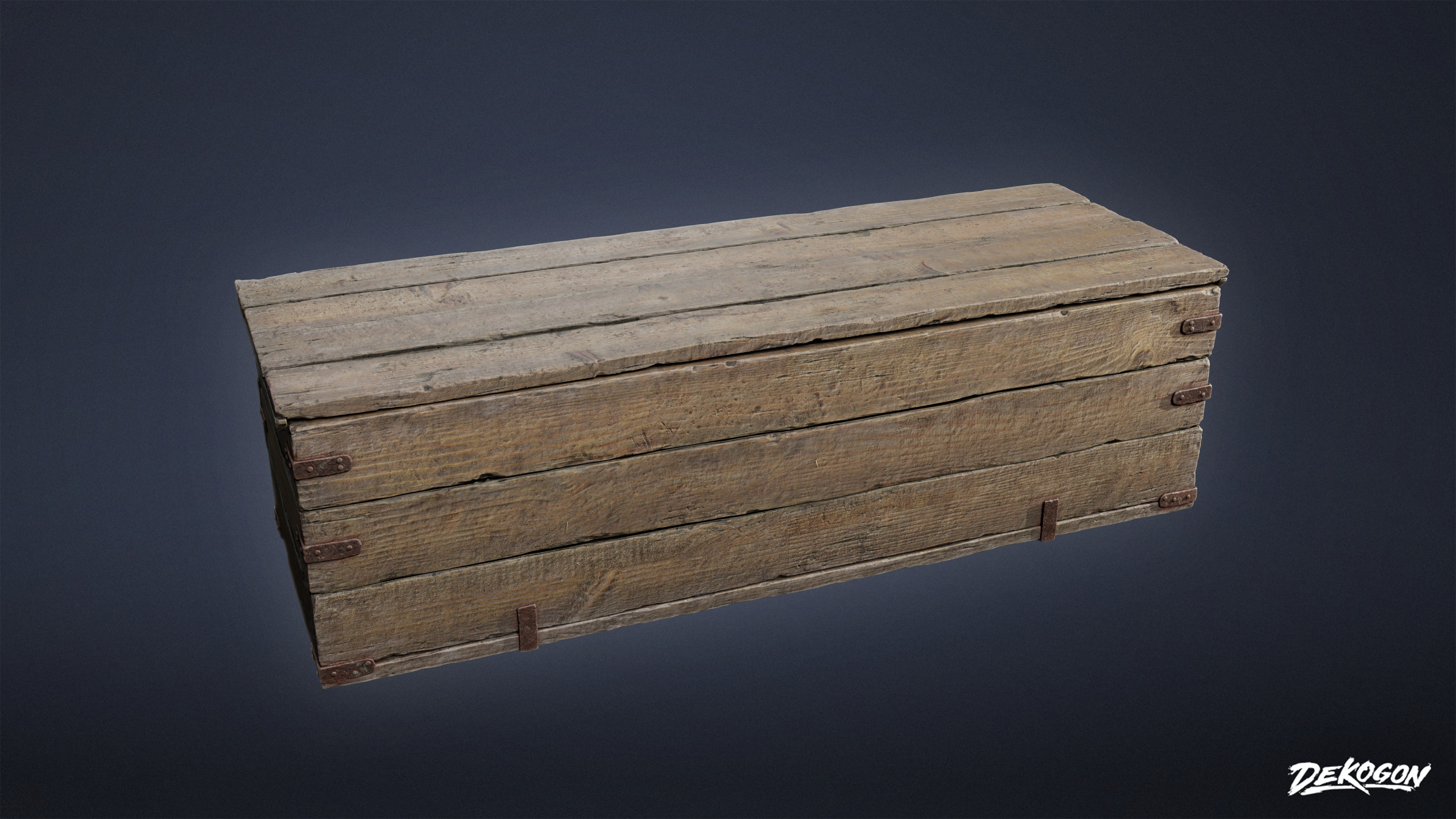PIRATES - Cannon Ball Box 01 - LOW POLY AND NANITE Low-poly 3D model_18