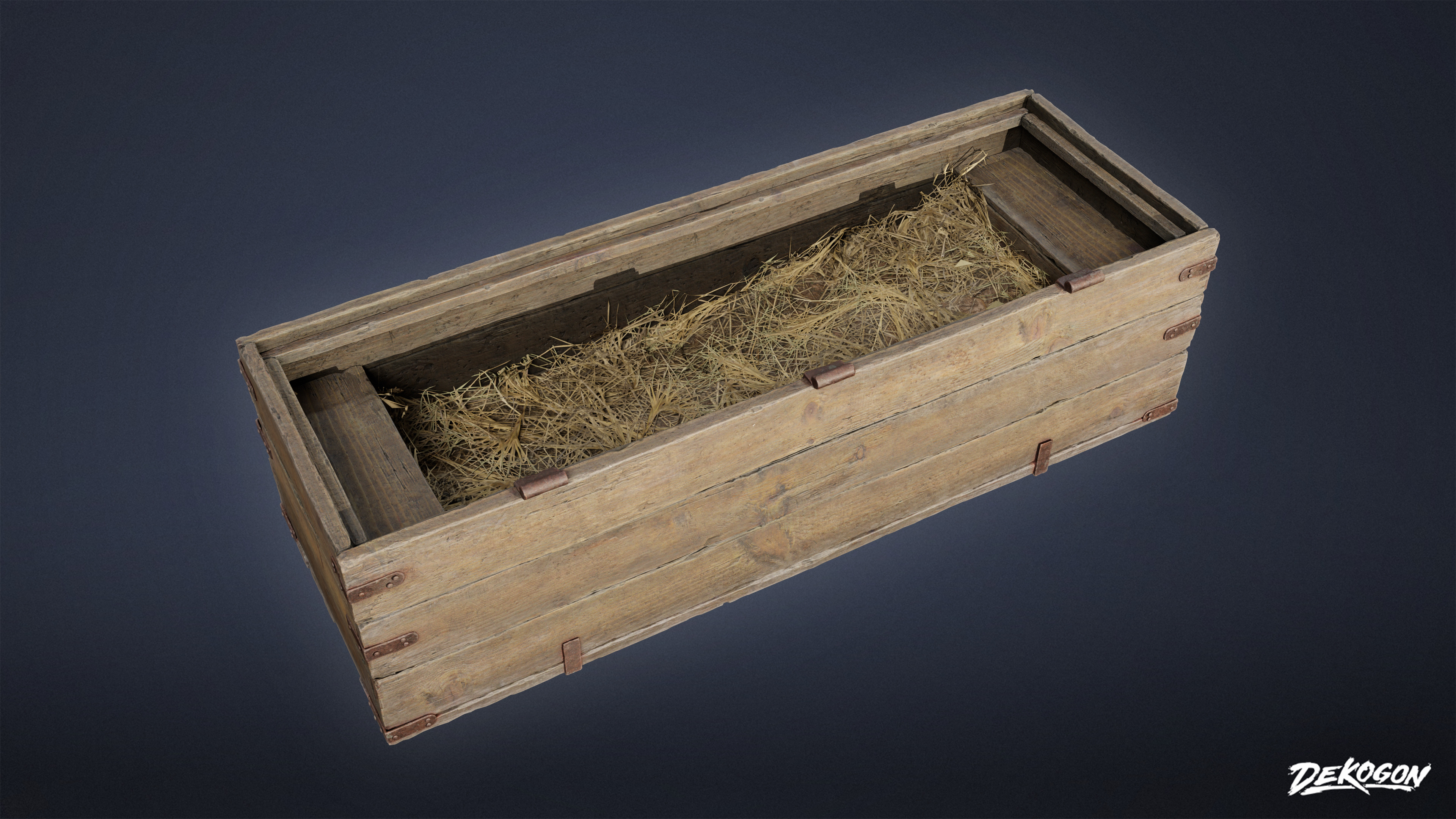 PIRATES - Cannon Ball Box 01 - LOW POLY AND NANITE Low-poly 3D model_17