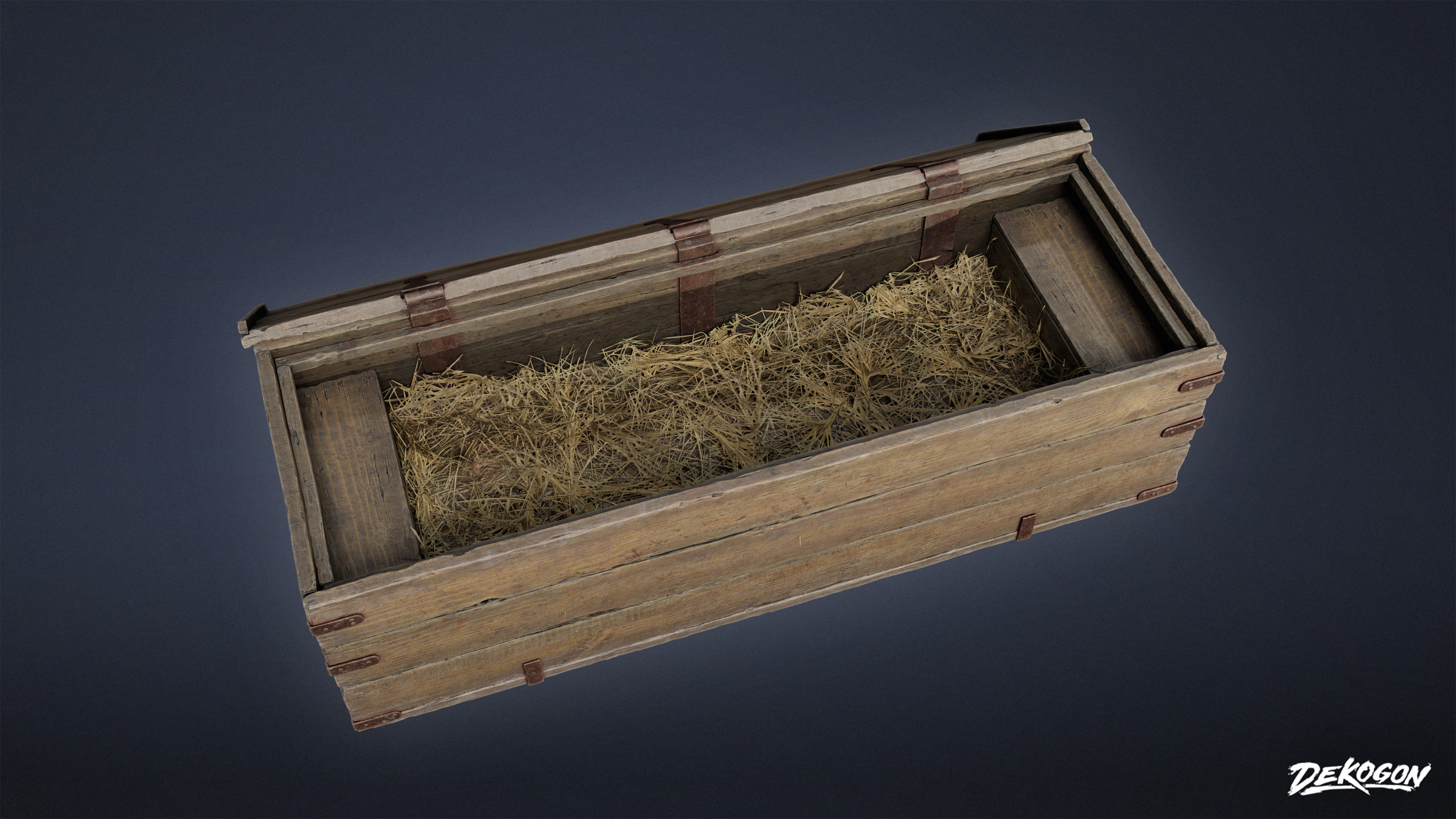 PIRATES - Cannon Ball Box 01 - LOW POLY AND NANITE Low-poly 3D model_19