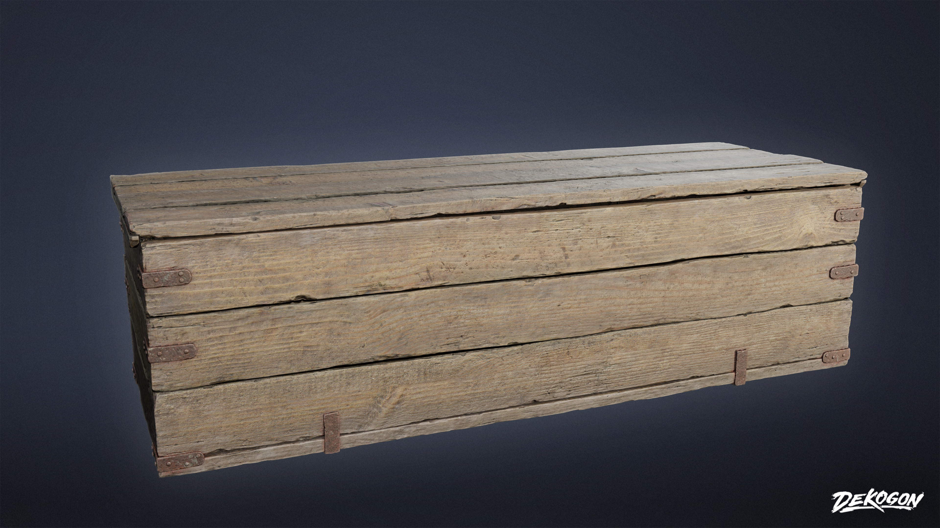 PIRATES - Cannon Ball Box 01 - LOW POLY AND NANITE Low-poly 3D model_2